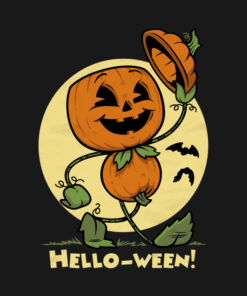 Pumpkin Halloween Hello-ween T-Shirt 1 Pumpkin Halloween Hello ween T Shirt 2
