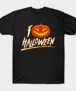 Pumpkin I Love Halloween T Shirt 1