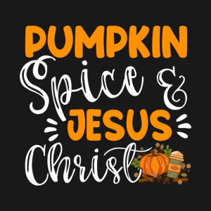 Pumpkin Spice and Jesus Christ Fall Leaf T shirt 2