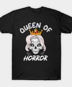 Queen of horror movies Halloween T shirt 1