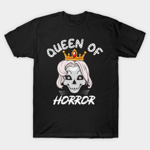 Queen of horror movies Halloween T shirt 1