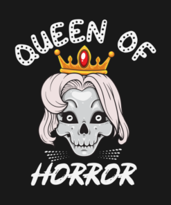 Queen of horror movies Halloween T-shirt 1 Queen of horror movies Halloween T shirt 2