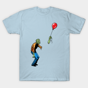 Sad Zombie And Balloon T-shirt