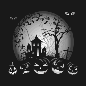 Scary Pumpkin Happy Halloween Party T Shirt 2