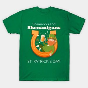 Shamrocks and shenanigans St Patrick’s Day shirt