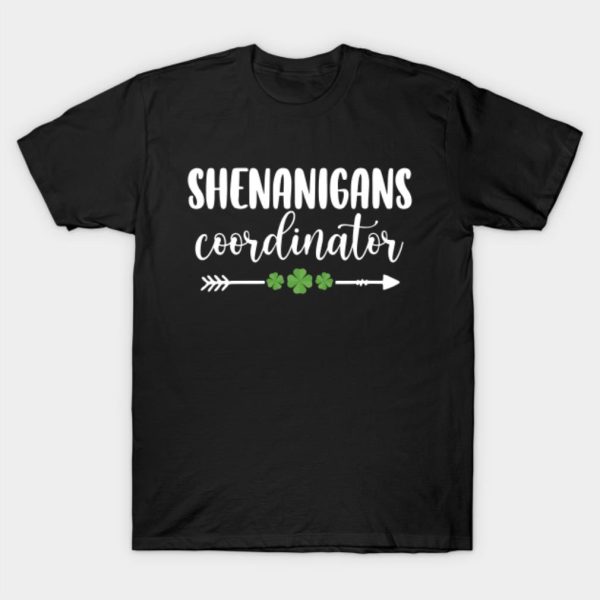 Shenanigans Coordinator Funny St Patrick’s Day Womens T-Shirt