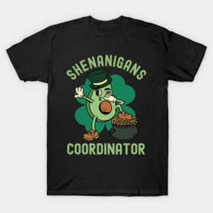 Shenanigans Coordinator – St Patricks Day Avocado T-Shirt