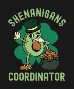Shenanigans Coordinator - St Patricks Day Avocado T-Shirt 1 Shenanigans Coordinator St Patricks Day Avocado T Shirt 2