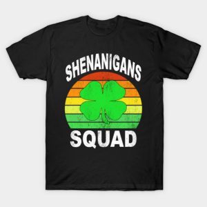 Shenanigans Squad Vintage St. Patrick’s Day T-shirt