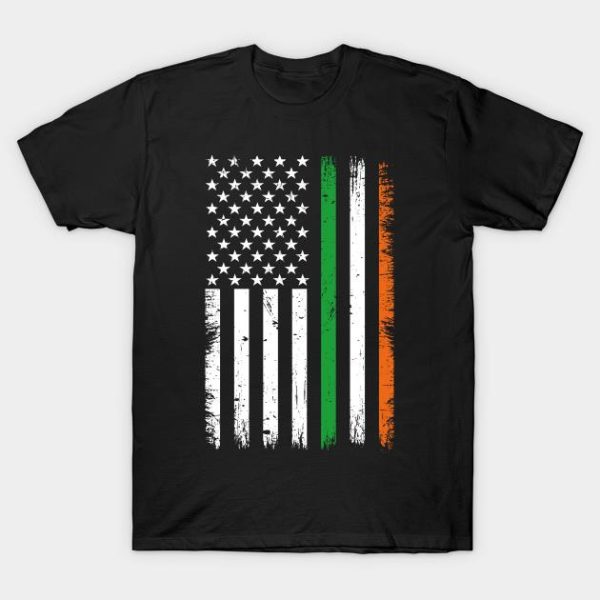 St. Patrick’s Day American Irish flag t-shirt