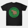 St. Patrick’s Day Capybara and Shamrock T-shirt