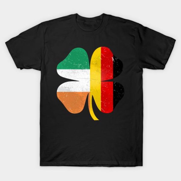 St. Patrick’s Day Clover Ireland Germany flag t-shirt