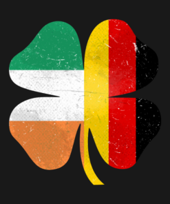 St. Patrick's Day Clover Ireland Germany flag t-shirt 1 St Patricks Day Clover Ireland Germany flag t shirt 2