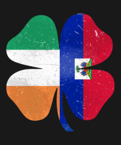 St. Patrick's Day Clover Ireland Haiti flag t-shirt 1 St Patricks Day Clover Ireland Haiti flag t shirt 2