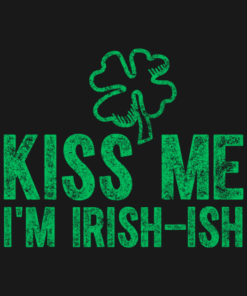 St Patricks Day Clover kiss me Im Irish ish t shirt 2