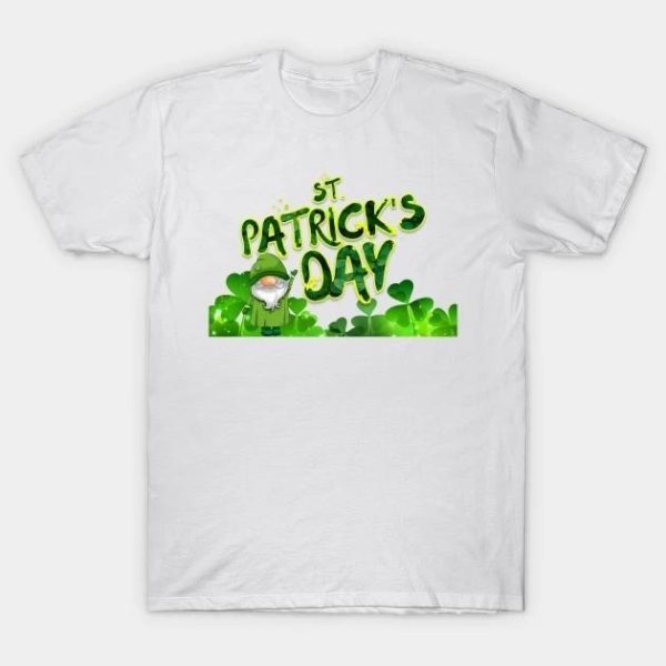 St. Patrick’s Day Cute Gnome Celebration T-shirt