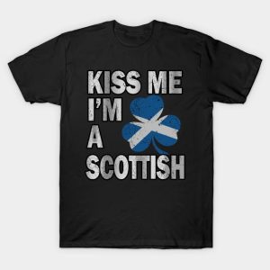 St Patrick’s Day Kiss Me I’m Scottish Irish Shirt