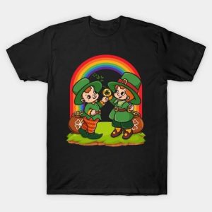 St. Patrick’s Day Leprechauns Rainbow Shamrock Clover Luck T-shirt