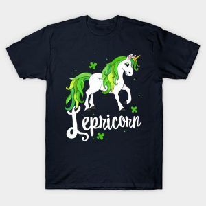 St Patrick’s Day Lepricorn Leprechaun Unicorn Shirt