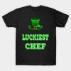 St. Patrick’s Day Luckiest Shamrock Chef t-shirt