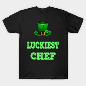 St. Patrick’s Day Luckiest Shamrock Chef t-shirt