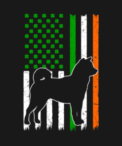 St. Patrick's Day Shiba Inu USA flag Irish t-shirt 1 St Patricks Day Shiba Inu USA flag Irish t shirt 2