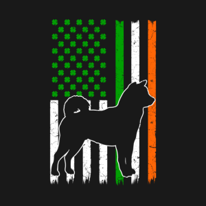 St. Patrick’s Day Shiba Inu USA flag Irish t-shirt