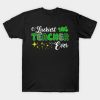 St. Patrick’s Day luckiest teacher ever clover t-shirt