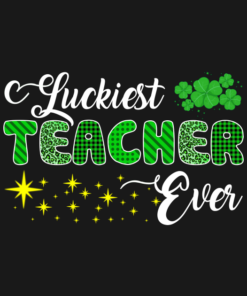 St. Patrick's Day luckiest teacher ever clover t-shirt 1 St Patricks Day luckiest teacher ever clover t shirt 2