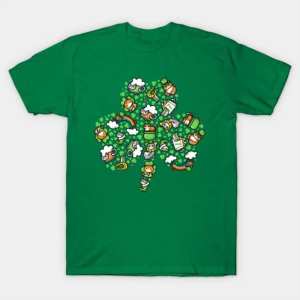 St. Purrtrick’s Shamrock T-Shirt