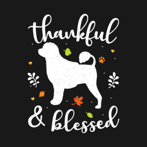 Thanksgiving Dog Thankful Blessed Mom T Shirt 2