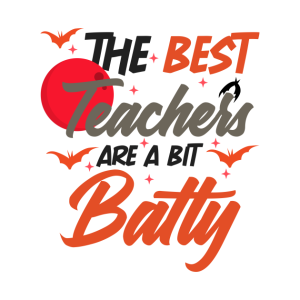 The best teachers are a bit batty funny Halloween T shirt 2