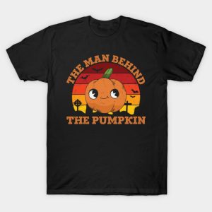 The man behind the pumpkin vintage Halloween T shirt 1