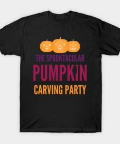 The spooktacular pumpkin carving party T shirt 1