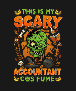 This Is My Scary Accountant Costume T Shirt 2