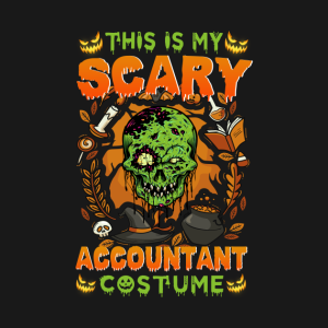 This Is My Scary Accountant Costume T Shirt 2