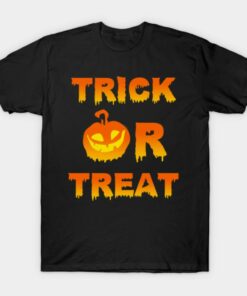 Trick Or Treat Halloween Pumpkin T Shirt 1