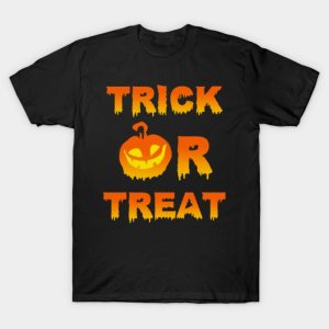 Trick Or Treat Halloween Pumpkin T Shirt 1