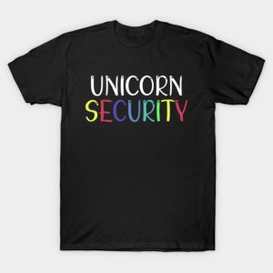 Unicorn security Halloween T-shirt