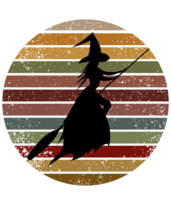 Witch riding broom Halloween T-shirt 1 Witch riding broom Halloween T shirt 2