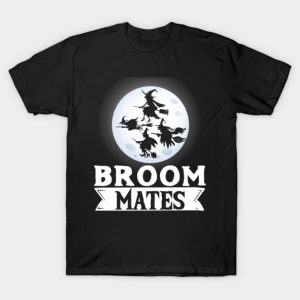 Witches broom mates Halloween T-shirt