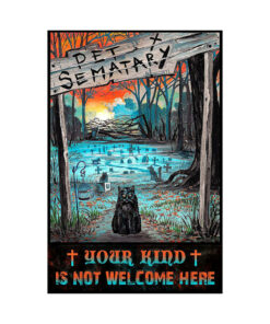 Your kind is not welcome here black cat Halloween T shirt 2
