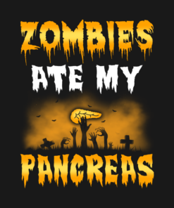 Zombies Ate My Pancreas Halloween T shirt 2
