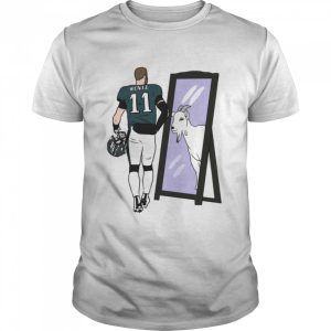 #1 Carson Wentz Mirror Goat shirt