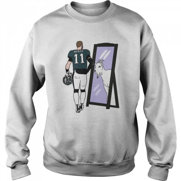 #1 Carson Wentz Mirror Goat shirt