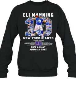 10 Eli Manning New York Giants 2004 2019 Once A Giant Always A Giant Signature Shirt 3 10 Eli Manning New York Giants 2004 2019 Once A Giant Always A Giant Signature Shirt 4