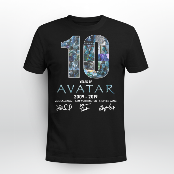 10 Years Of Avatar 2009 2019 Signature Shirt