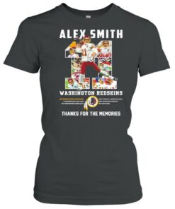 11 Alex Smith Washington Redskins Thank You For The Memories Signature Shirt 2