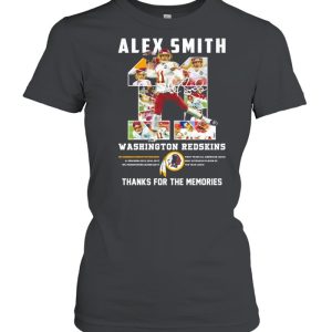 11 Alex Smith Washington Redskins Thank You For The Memories Signature Shirt