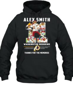 11 Alex Smith Washington Redskins Thank You For The Memories Signature Shirt 5
